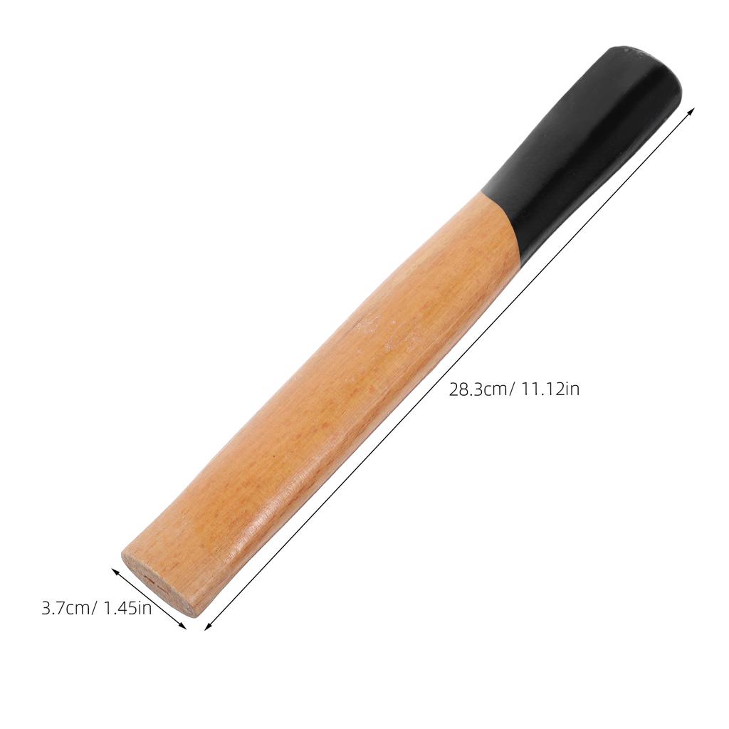 Oval Eye Wooden Hammer Handle Smooth Surface Replacement Accessory for Multipurpose Hammer Masonry Woodworking Repair Handle
