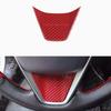 For Toyota Camry 2018 - Red Carbon Fiber Steering Wheel U Type Cover Trim