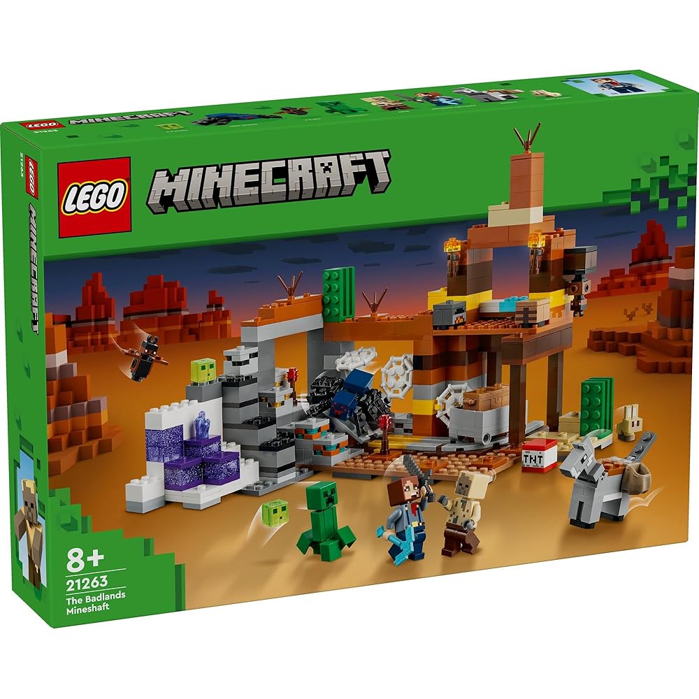 LEGO Minecraft Abandoned Mine Toy Set 21263 Building Blocks for Kids Ages 8-10