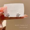 Five-Pointed Star Fashion Earing Hoops Zircon SEarrings For Women Perfect For Daily Wear Anniversary Best Wish
