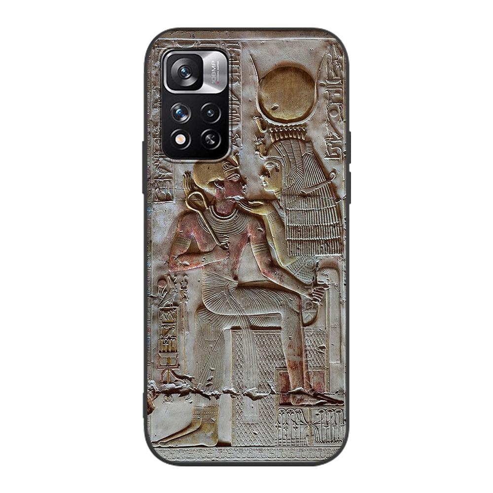 

Чехол «Египет Нефертити Анубис Анкх» для Xiaomi Redmi Note 10 9S 11 9 8 11E Pro K40, черный силиконовый чехол для телефона 9C 9A 8T 7 7A 10C 9i Redmi K40