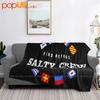 Salty Crew Find Refuge In The Sea Nautical Flags Ultra-Soft Blanket Quilt Winter Sofa Cover Bed Covers
