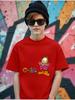 Funny Garfield Short Sleeve Kids T Shirt Summer Cute Cartoon Crewneck Street 3-14 Years