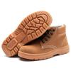 Labor Insurance Shoes Men's Steel Baotou Anti-smashing and Anti-piercing Lightweight High-top Safety Electric Welding Work Shoes