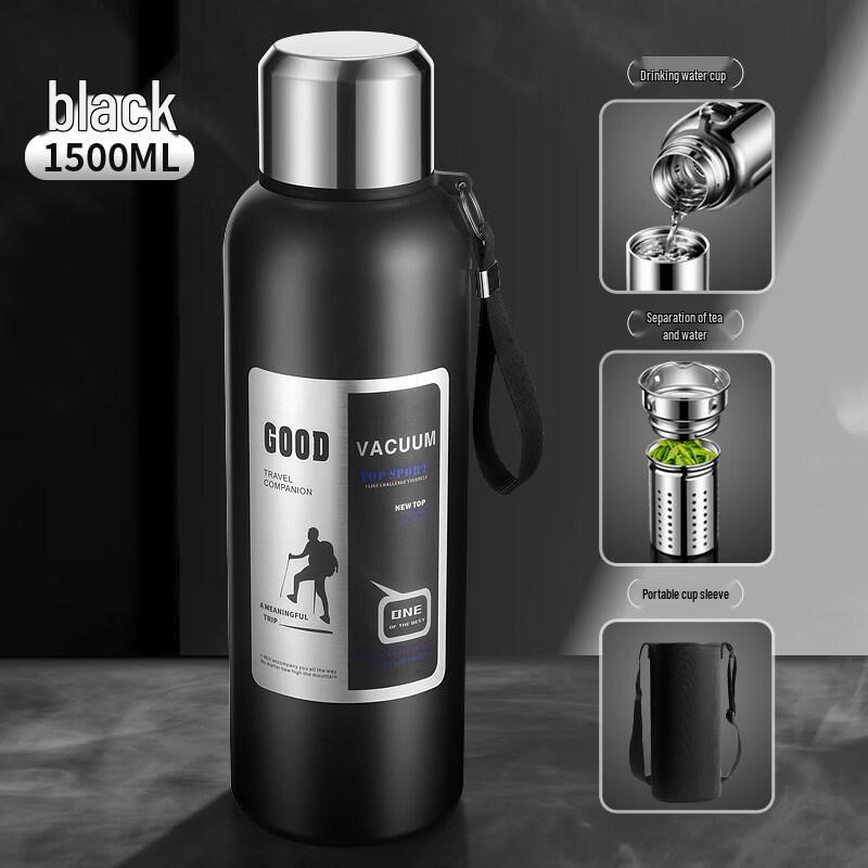 Xihe Portable Stainless Steel Thermos Water Bottle
