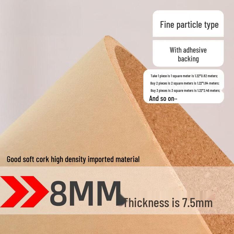 Self-Adhesive Cork Board Photo Wall & Decor Panel
