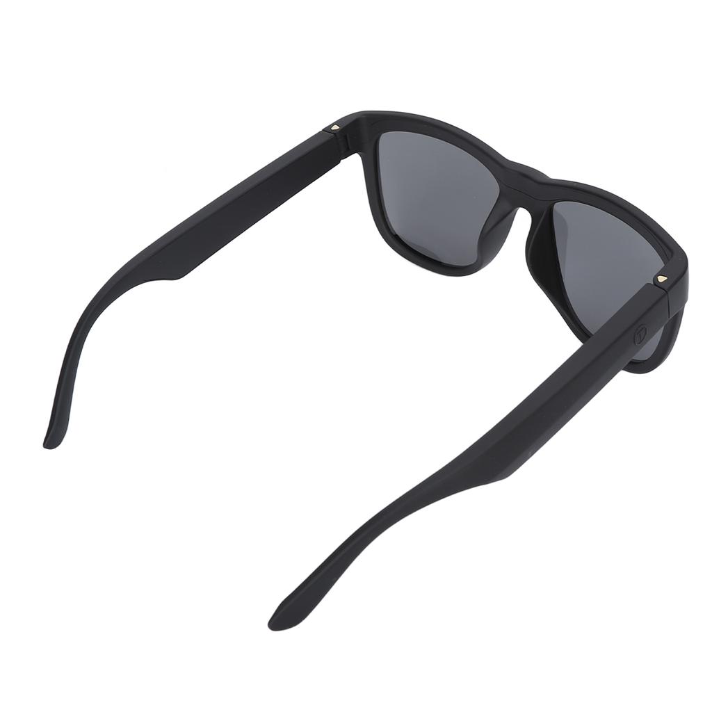 Audio Sunglasses Built in Microphone Speaker Touch Voice Control USB Charging Black Smart BT Glasses