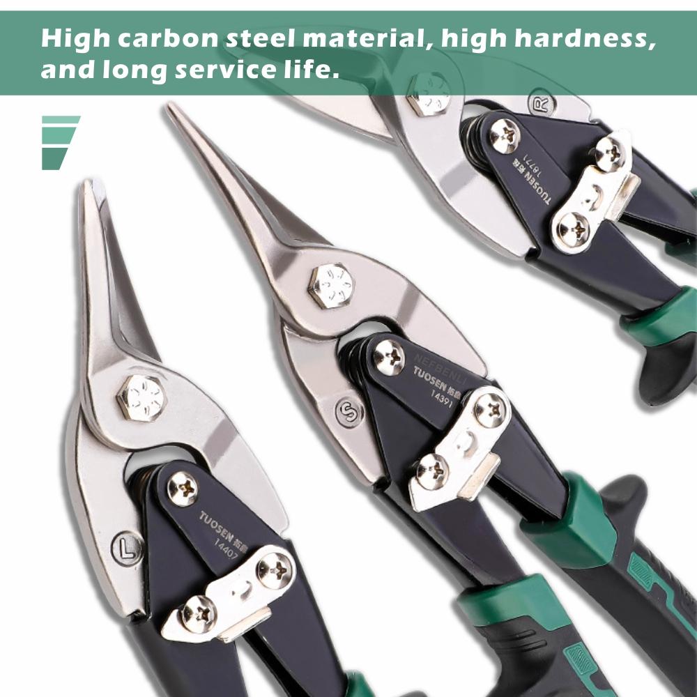 Multifunctional Metal Sheet Cutting Scissor Aviation Snip Cutter Multi-directional Scissors Industrial Professional Hand Tool