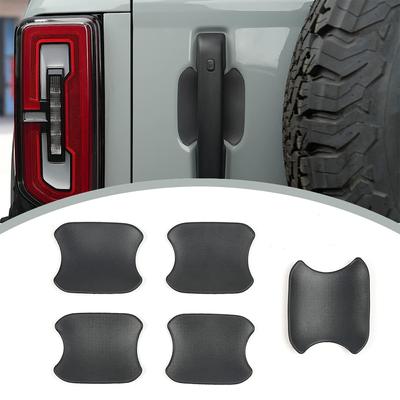 5PCS Side Door Handle Bowls Panel Cover Trim For Ford Bronco 2021 2024 2024+ 4Doors Car Accessories Door Handle Bowl Cover