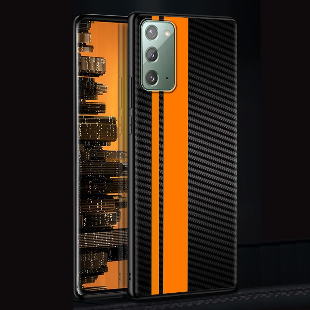 Автомобильный чехол из углеродного волокна для Samsung Galaxy Note 20 Ultra 10 Lite 9 8 A12 A52 A51 S20 FE A50 A71 A21s черный мягкий чехол для телефона