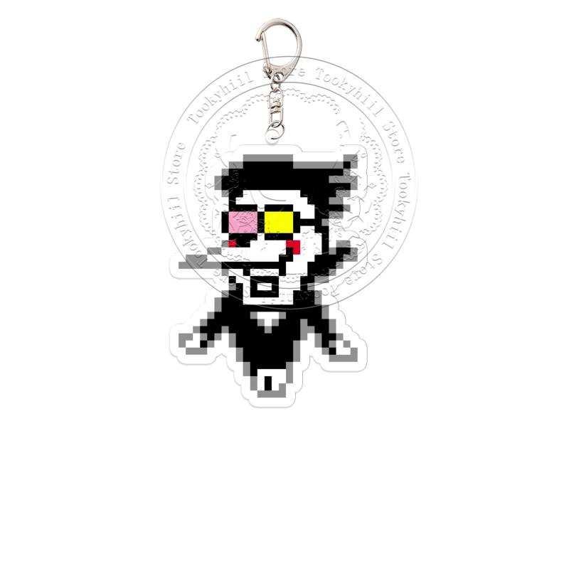 

Game Pixels Keyring Deltarune Spamton Tenna Key Chain Bag Decorate Pendant Acrylic Kris Susie Acg Ralsei Cartoon Figure Gifts 5cm