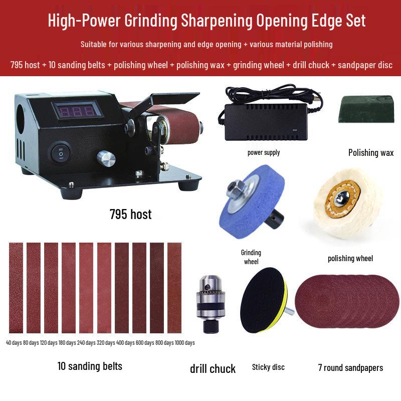 Compact Electric Mini Belt Sander & Sharpener