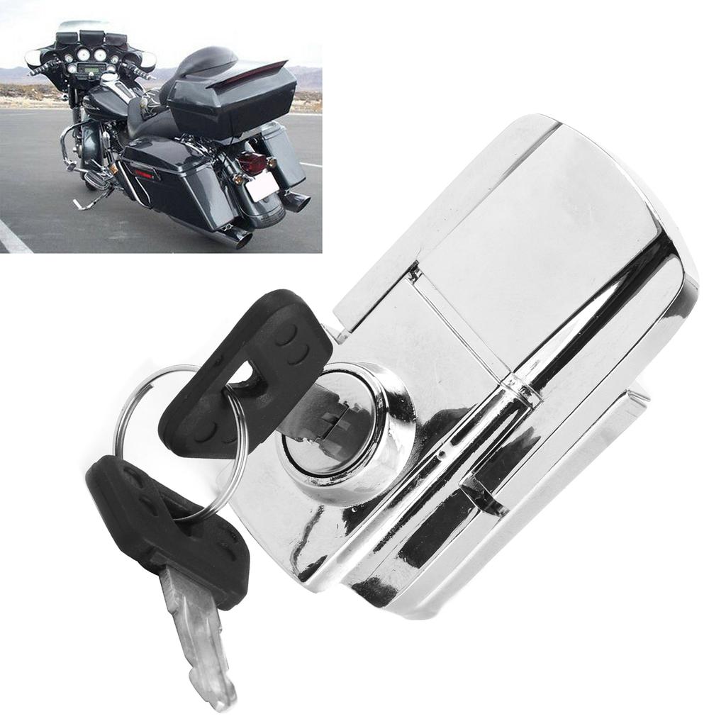 Motorcycle Rear Trunk Lock Anti?Theft with 2 Keys Modification Accessories Fit for Big Sheep