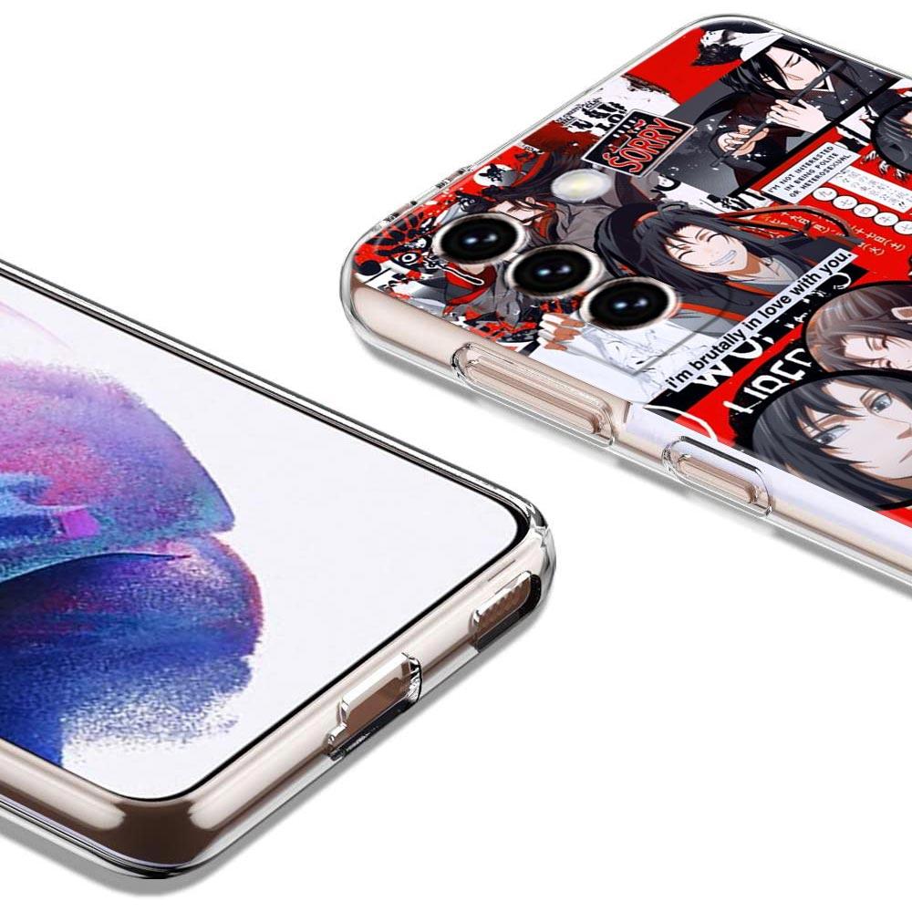 Husa de telefon Anime Mo Dao Zu Shi pentru Samsung Galaxy S22 5G S20 Ultra S21 FE 5G S10E S9 S8 S10 Plus Note 20 10 Husa transparenta moale