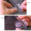 2 Pieces Fish for Tank Screen Net Clamp Anti-Jump Net Clip Clear Acrylic Clamps