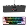 Wired Gaming Keyboard Water Resistant Gaming Keyboard RGB Lighting Keypad