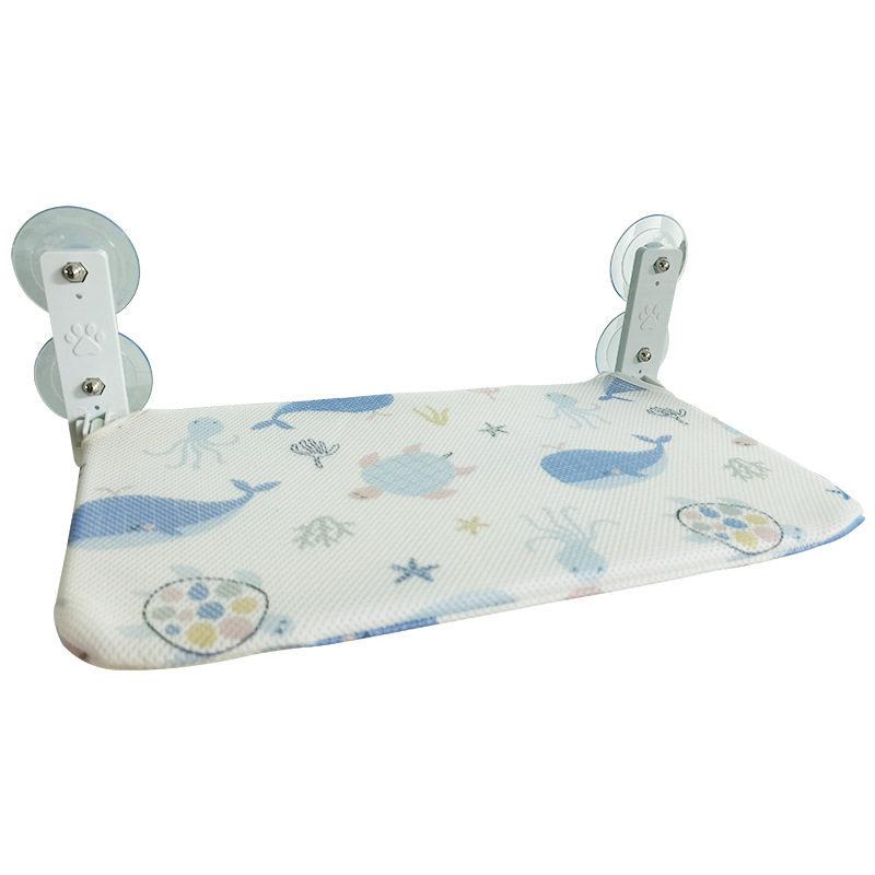 ערסל חתול לשיזוף: מיטה עם כוס יניקה לחלון לחתולים