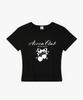 Aleubenkeulleob Stamp Cherry Women'S Slim Fit Short Sleeve T-Shirt