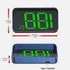 Car Speedometer HUD GPS Head Up Display Digital Speed Meter Windshield Projector for Vehicles Truck Auto Electronics Accessories