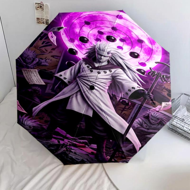 1PC NARUTO Automatic Umbrella - Suitable Travel Outdoor Portable Umbrella Birthday Gift Daily Essentials