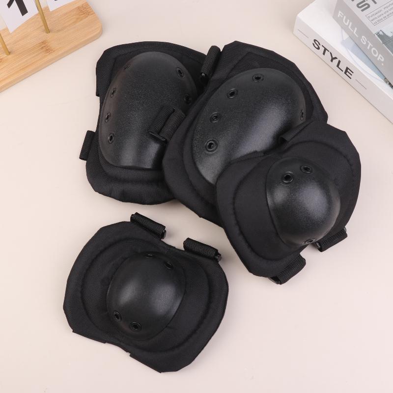 4 Adet/Set Dış Mekan Muharebe Koruyucu Ekipman Dirsek Dizlik Muharebe Avcılık Dizlikleri Dış Mekan Spor Malzemeleri