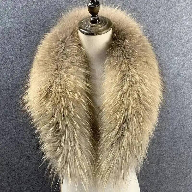Women Real Fox Fur Collar Thick