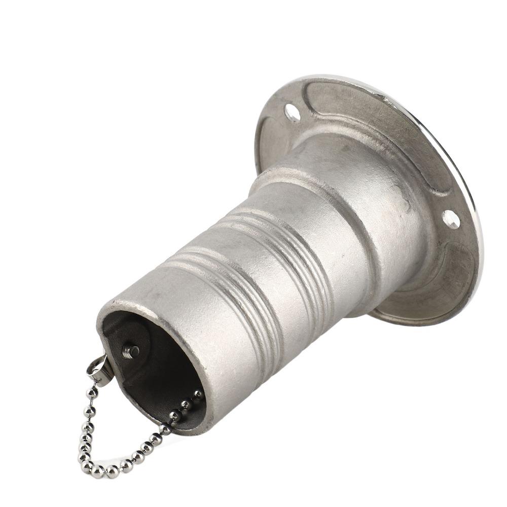 316 Stainless Steel Fuel Tank Filler Lockable Deck Filler Marine Deck Fill  Deck Installation