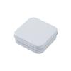 Eco-Friendly Candy Storage Box Square Shape Durable Flip Top Tin Box Metal Material Mini Sealed Jars for Home Organization