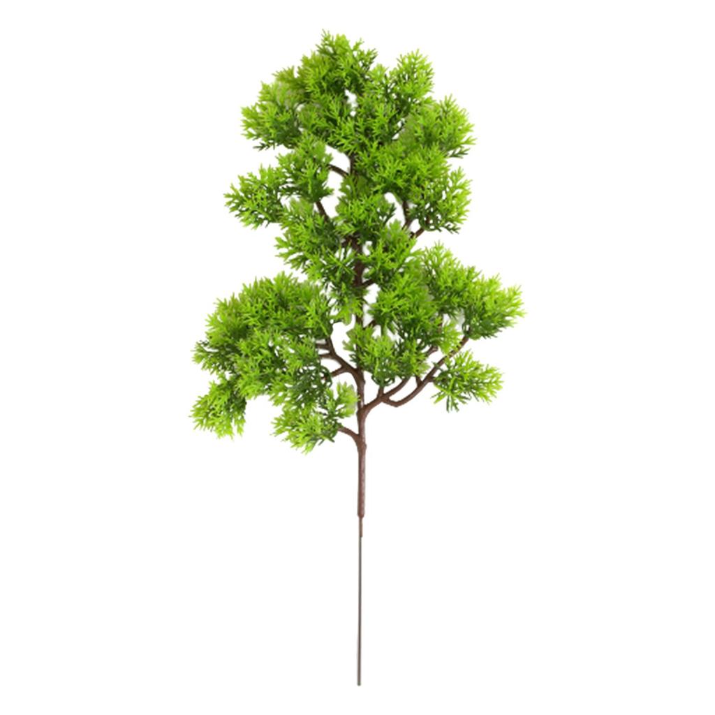 1pcs Pine Branch Green Tree Artificial Plant Fake Leaves Leaf Plastic Branches for Home Office Decors