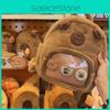Capybara Cartoon Plush Backpack Animal Zipper Bag Adjustable Strap Shoulder
