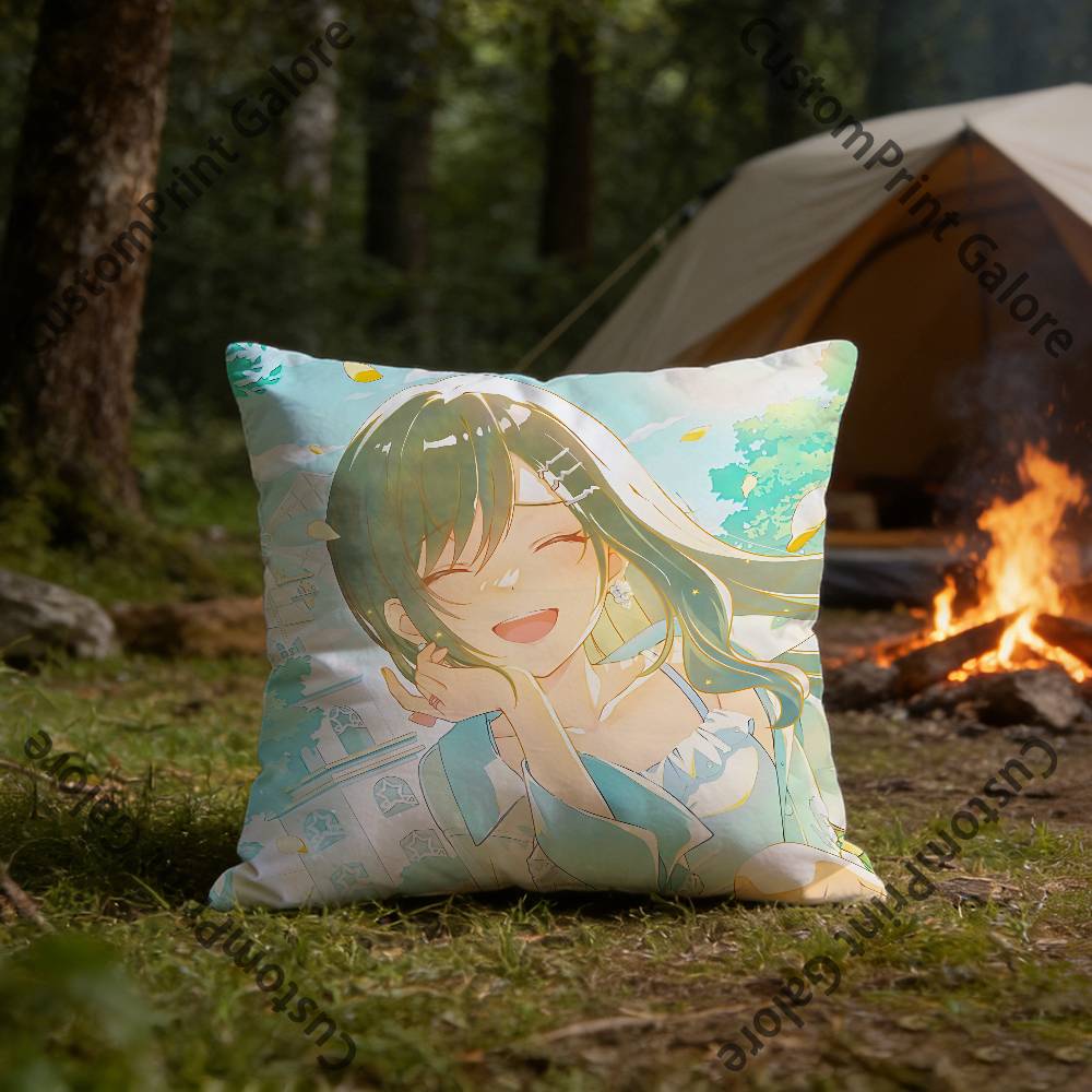 MMizukiS Polyester Printed Pillow Cover Square 30 35 40 45 50 55 cm Soft for Sofa Bed Car Home Decor