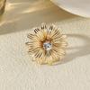 European & American Fashion Star Flower Punk Ring - High-End, Simple Niche Jewelry