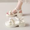Fashion CRLAYDK Women's Sandals Fashion Comfort Platform Adjustable Strap Shoes Summer Walking Casual Outdoor Beach Dressy Slippers