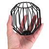 1Pc Wrought Iron Birdcage Pendant Light Lamp Shade Hanging Cover Vintage Cage Rustic Shade Lighting Lamp Shade Replacement