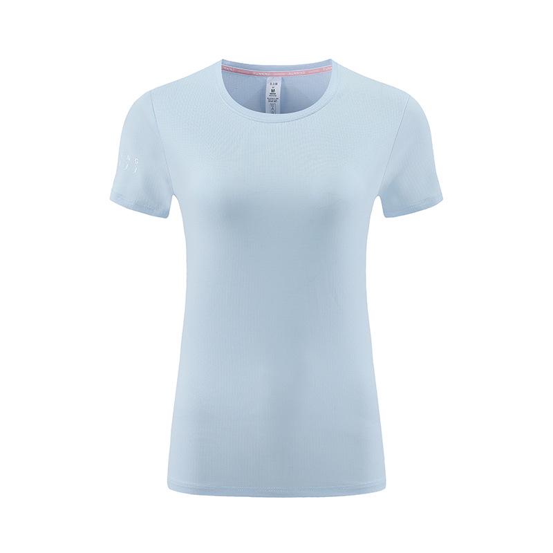 

Women s Breathable Summer Running & Yoga T-Shirt - Loose Fit, Short Sleeve, Slimming Design Double Extra Large синий
