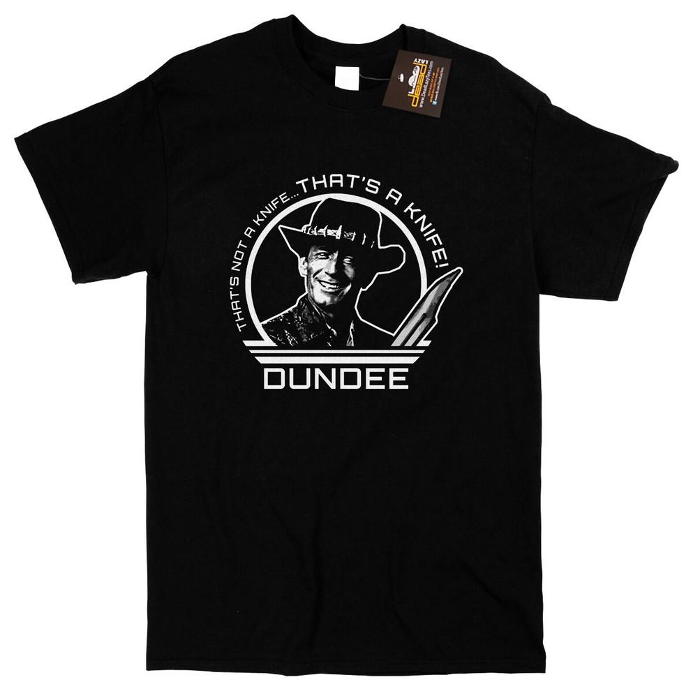 Crocodile Dundee Inspired T-shirt Retro Vintage Classic 80s Film Movie Tee XXXL