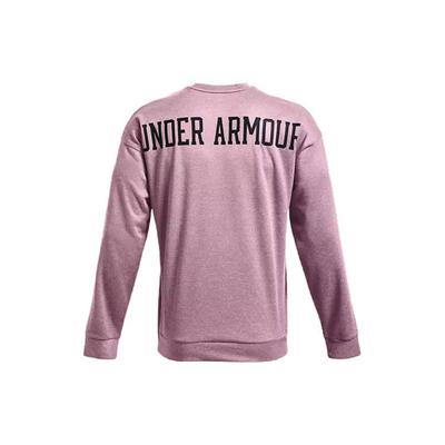 Under Armour Recover Rundhals Lockeres Trainings-Sweatshirt Herren Sweatshirt Malvenrosa 1361757-699