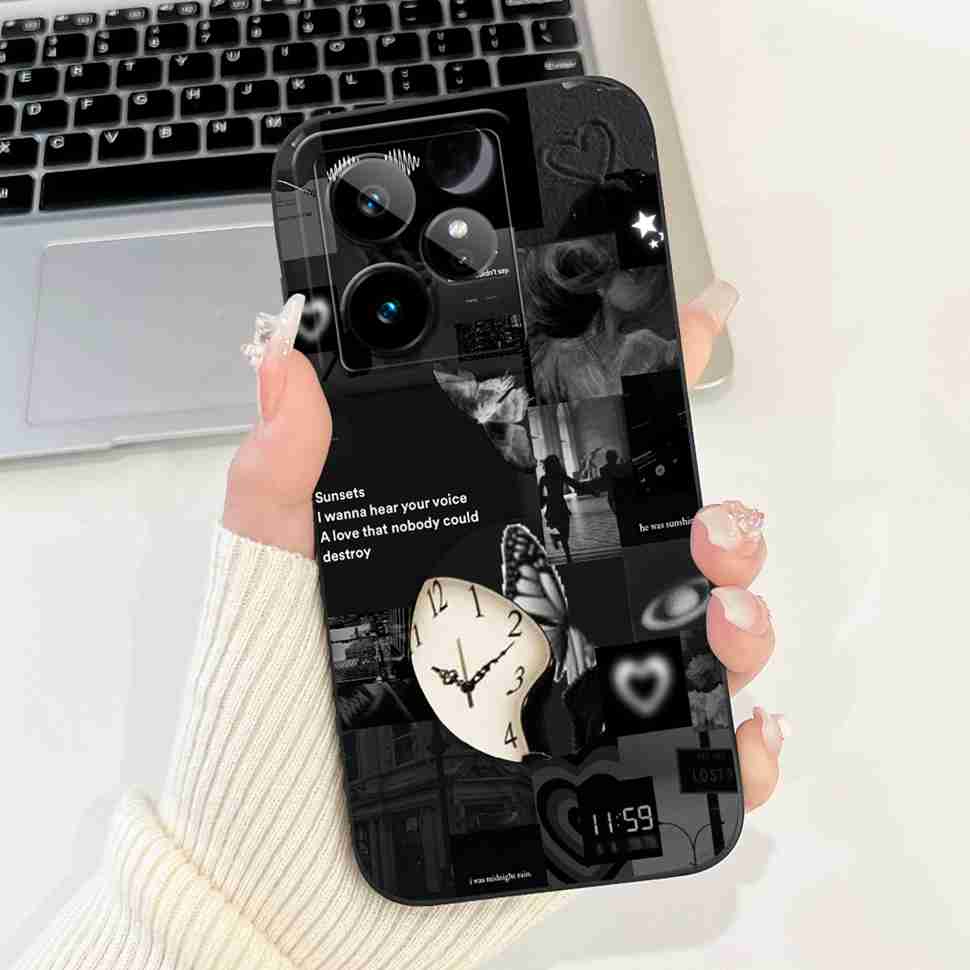 For Realme GT 7 5G RMX5061 Case Popular Butterfly Print Soft Silicon Back Cover For Oppo Realme GT7 5G 6.78" Phone Shell Coque