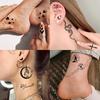 15 Blätter kleine temporäre Tattoos für Frauen Erwachsene Hände Hals Tattoo Aufkleber winzige frische Muster Mond Schmetterling gefälschte Tattoo Paste
