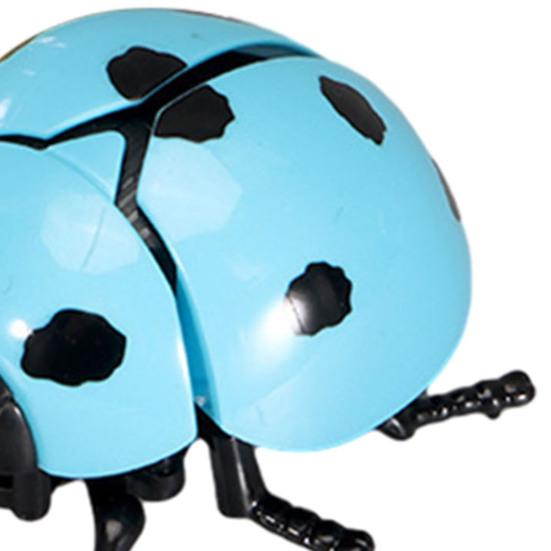 Wind-up Simulation Ladybird Toy Stress Relief Clockwork Beetle Toy Toddlers Boys Girls Educational Interactive Insect Model