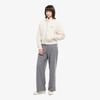Women's Semi-Wide Flannel Tuck Pants HF710E-55NCCA