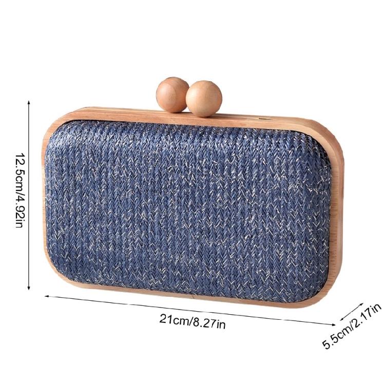 Straw Clutch Purses Women Summer Beach Straw Purse Woven Envelope Wallet Crossbody Shoulder Bag Evening Handbag Gifts