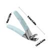 Toe Nail Clippers Stainless Steel Wide Jaw Opening Nail Clippers Toenail Clippers Heavy Duty Angled Head Anti-Splash Nail Tools