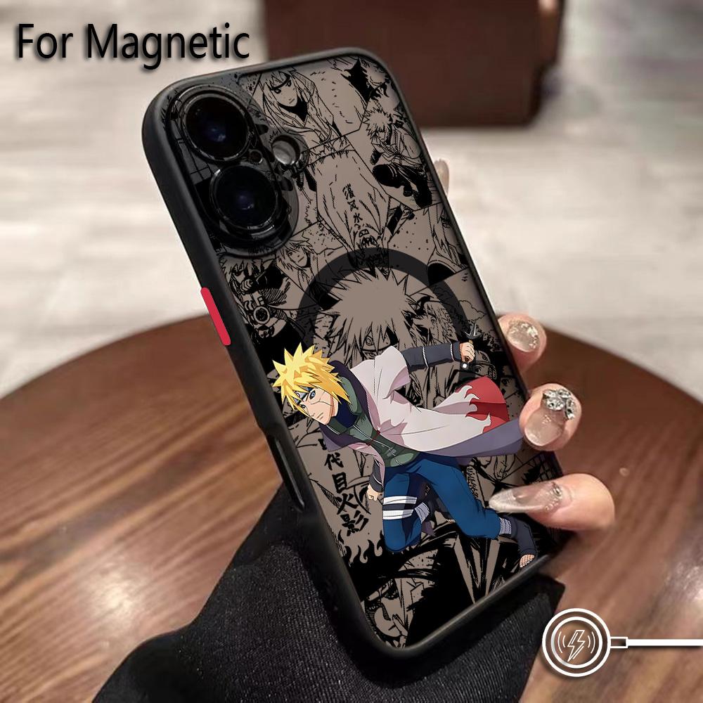 Narutos Minatos Namikazes Phone Case for iPhone 17 16 15 14 13 12 11 Air Pro Max Mini XR XS X 7 8 6 6s Plus Matte Magnetic