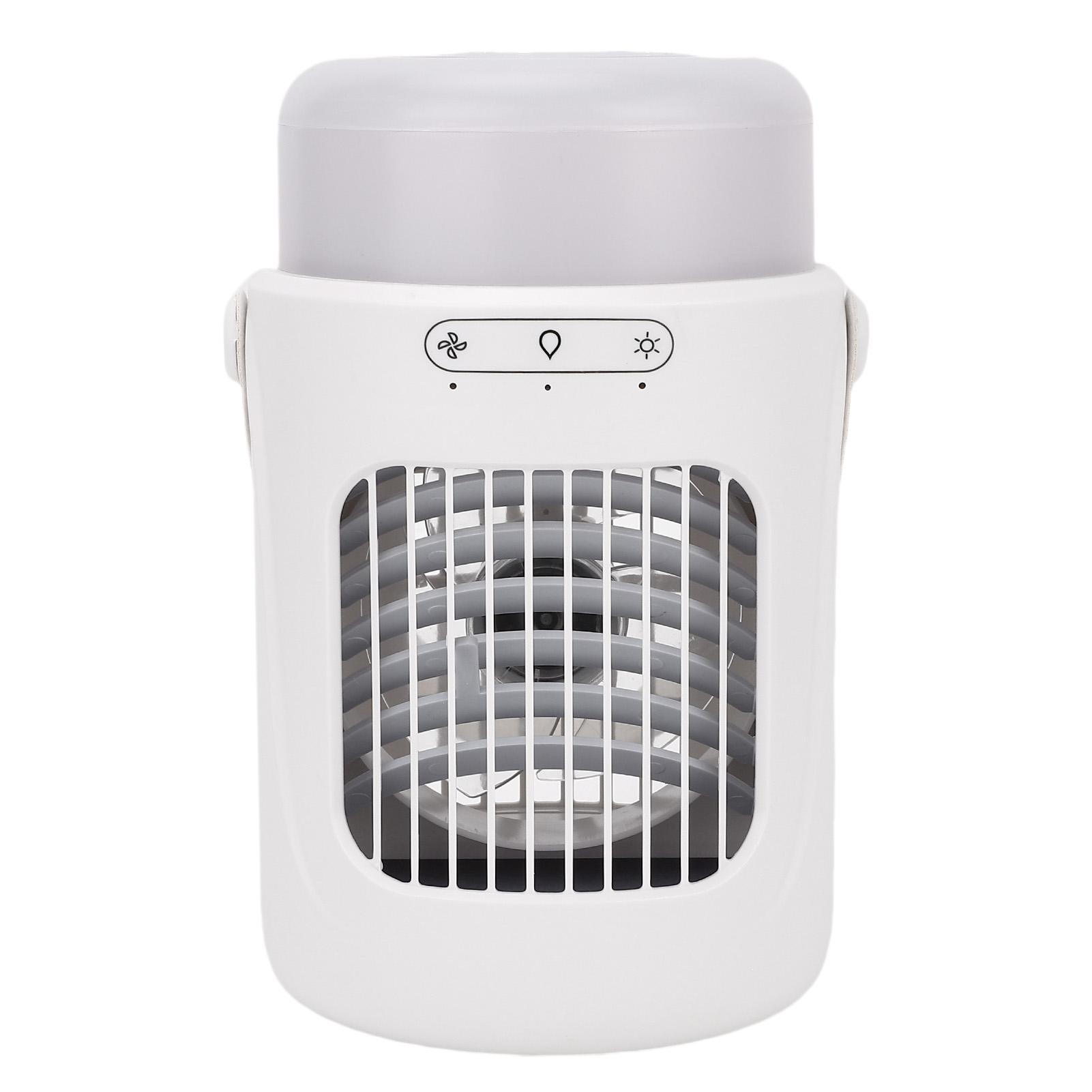 

Портативный вентилятор-кондиционер с USB-подзарядкой 10000 мАч, 2 режима освещения, вентилятор-кондиционер с резервуаром для воды