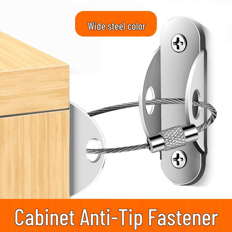 Child Safety Anti-Tip Kit for Cabinets, TVs, and Drawers