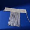 1 Pc Silver/Gold Rhinestone Anklet Shiny Rhinestone High Heels Anklet  Women Leg Jewelry Accessory