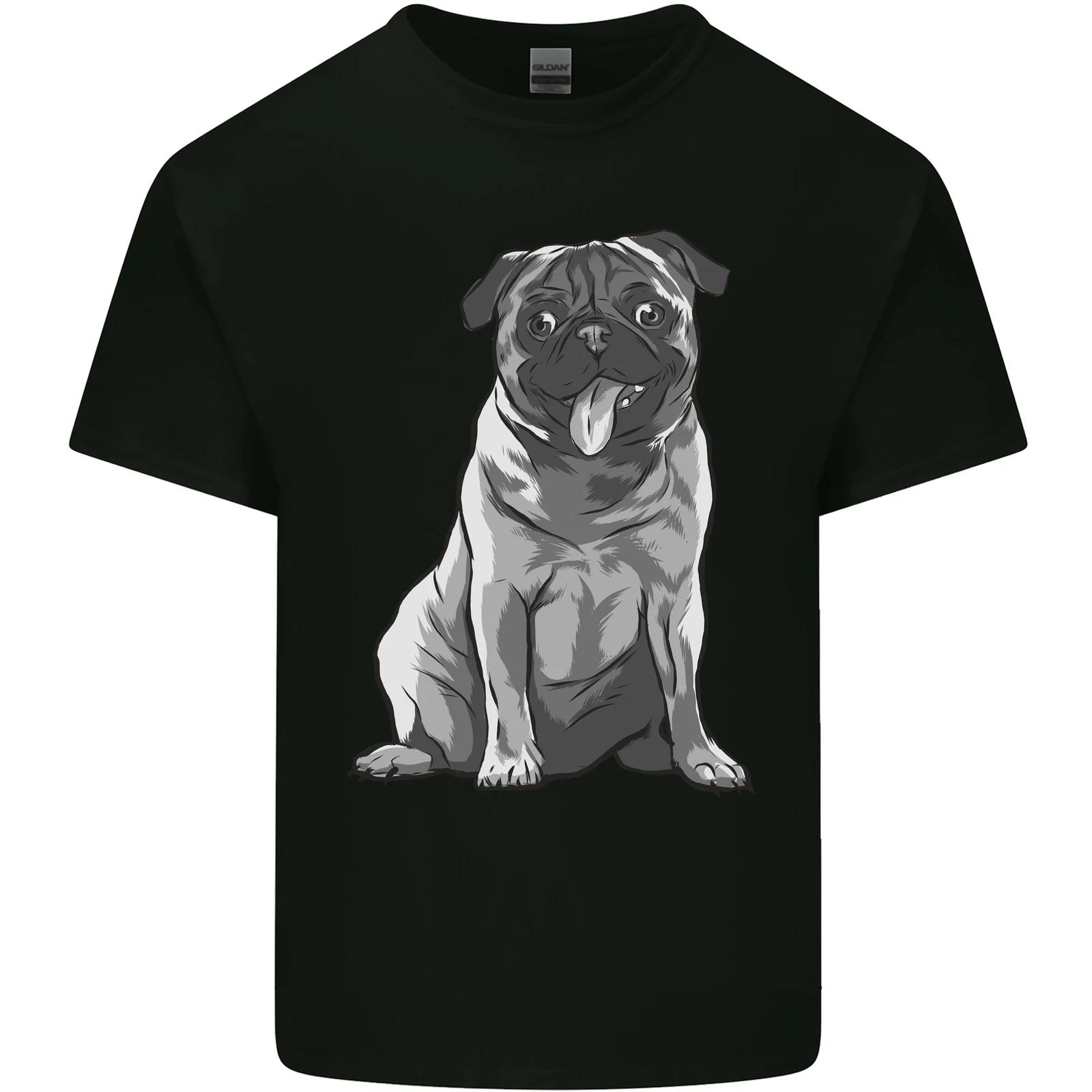A Happy Pug Funny Dog Funny Kids T-Shirt Childrens XL