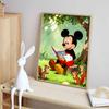 Disney Mickey Mouse reading a fairytale book 5D handmade diy diamond painting, home wall decoration