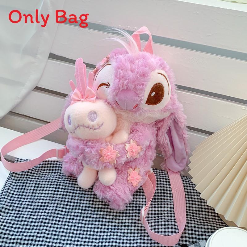 Stitch Plüschtier Tasche mit Canvas Innentasche für den täglichen Freizeitgebrauch